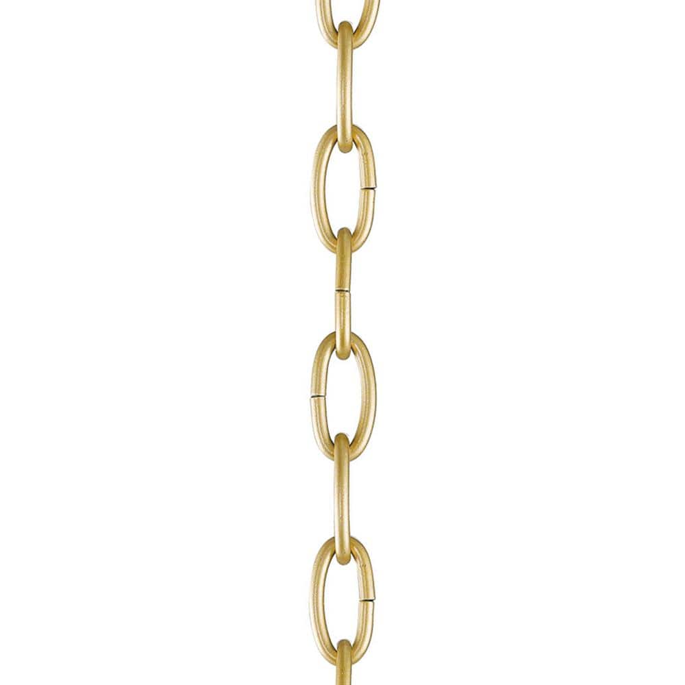 Livex 56136-08 6 ft. AK5 Standard Chain - Natural Brass