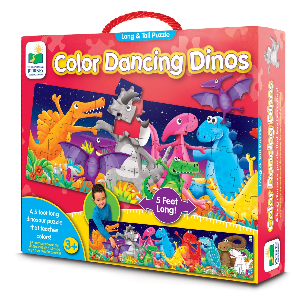 Picture of The Learning Journey 423929 Long & Tall Puzzles - Color Dancing Dinos