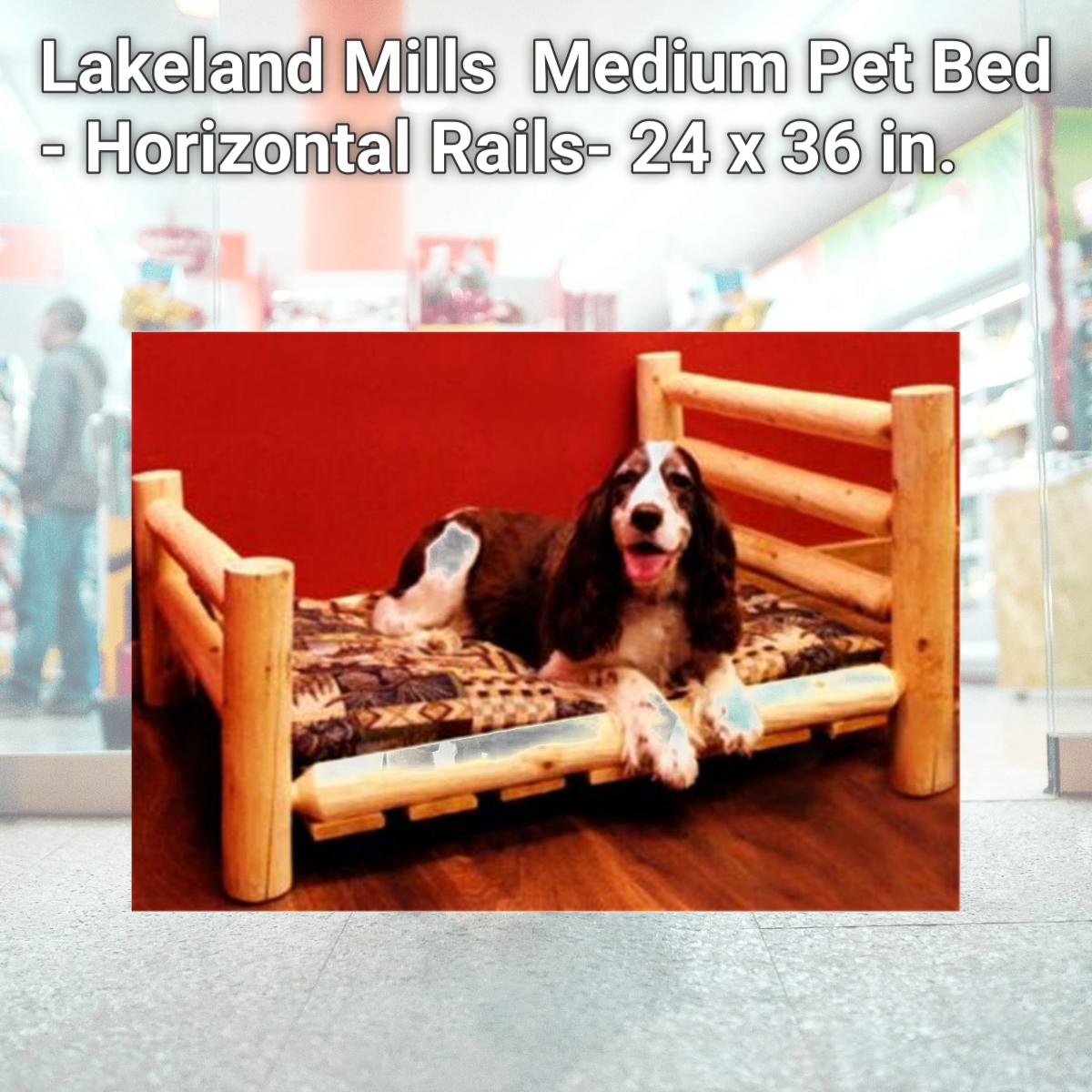 Picture of Lakeland Mills PH2436 Medium Pet Bed - Horizontal Rails- 24 x 36 in.