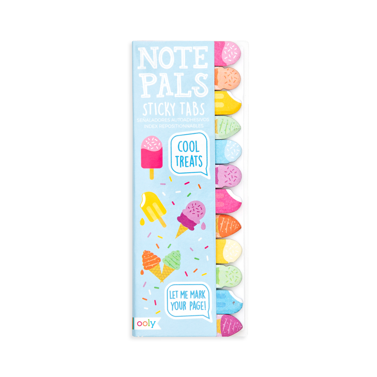 Picture of Ooly 121-034 Note Pals Sticky Tabs - Cool Treats