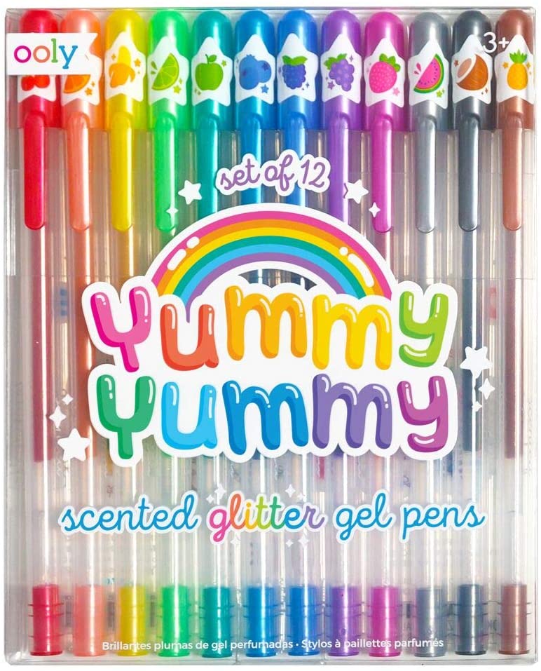 Picture of Ooly 132-105 2 Yummy Scented Glitter Gel Pens - Set of 12
