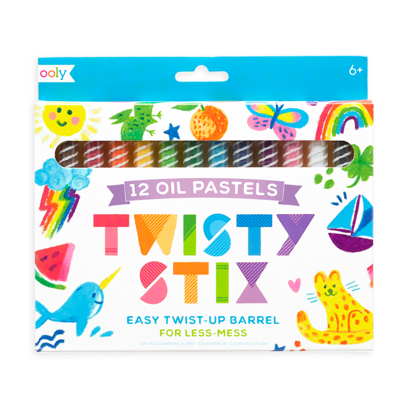 Picture of Ooly 133-095 Twisty Stix Oil Pastels - Set of 12