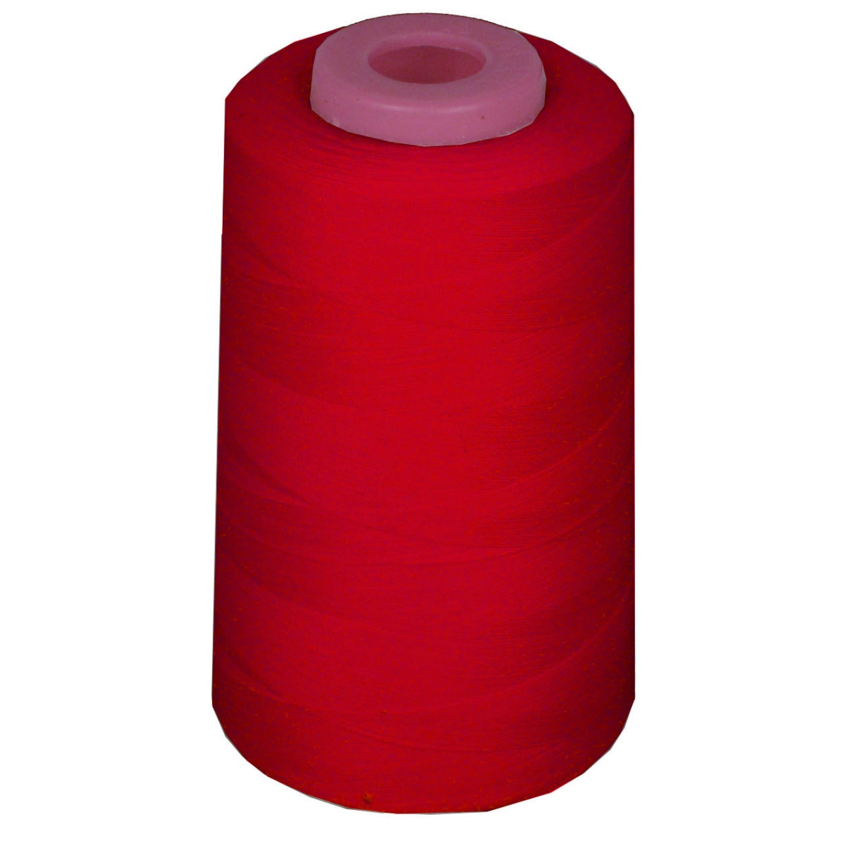 Picture of LA Linen ThreadRedAX526 6000 Yards 100 Percent Polyester Cone Serger Thread, Red - AX526