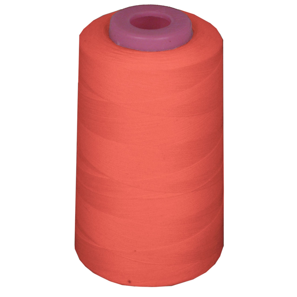 Picture of LA Linen ThreadCoralA212 6000 Yards 100 Percent Polyester Cone Serger Thread&#44; Coral - A212
