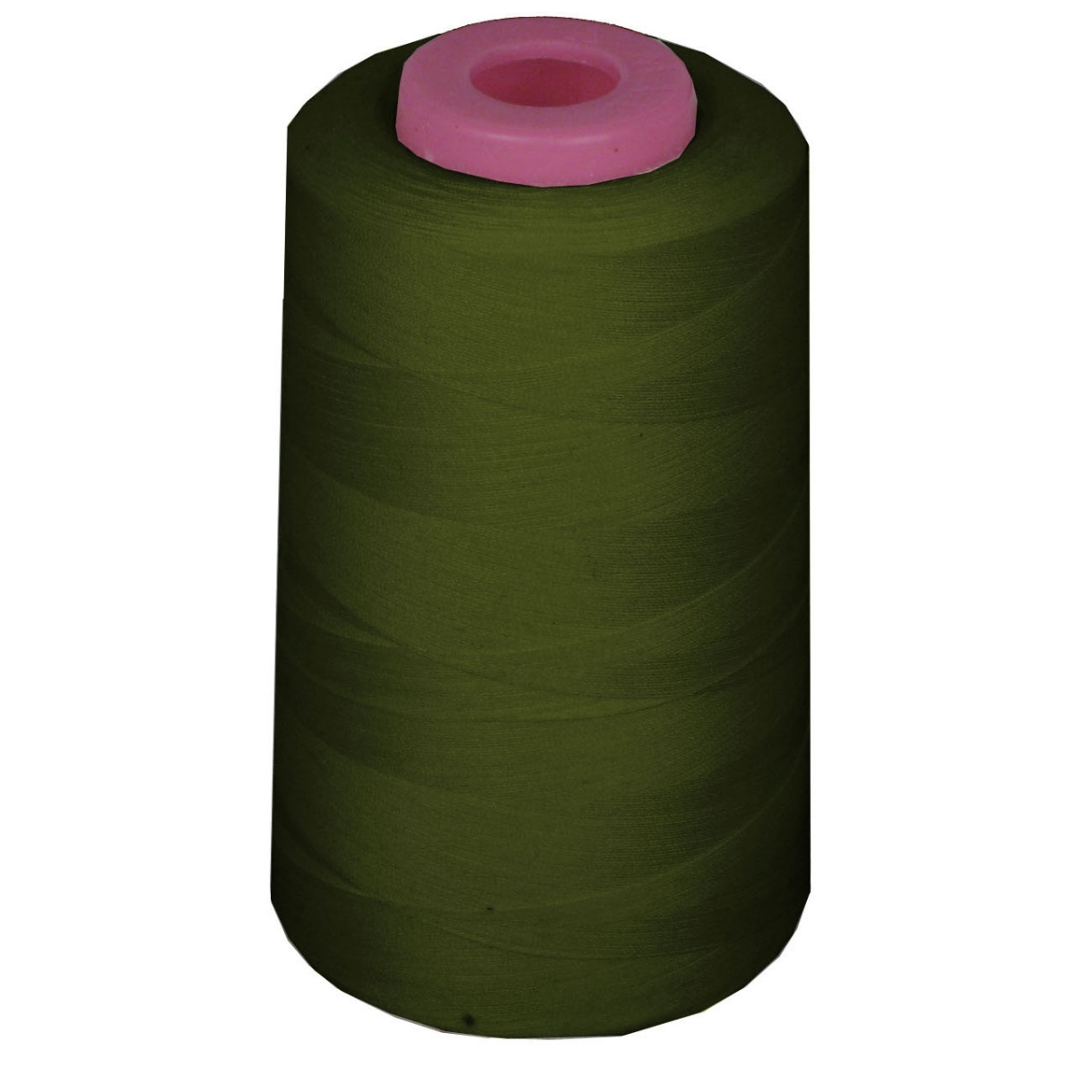 Picture of LA Linen ThreadOliveA621 6000 Yards 100 Percent Polyester Cone Serger Thread, Olive - A621