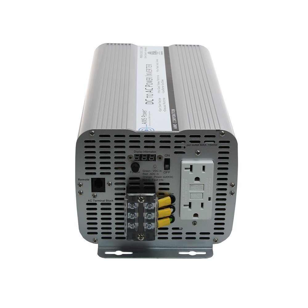 Picture of AIMS PWRINV300012120W 3000 watt UL458 Listed Power Inverter