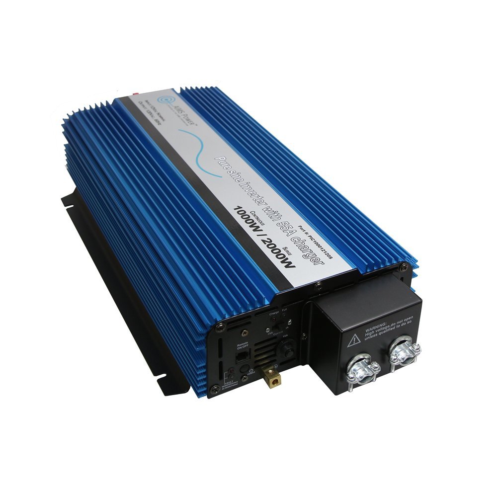 Picture of AIMS PIC100012120S 1000 watt 25 & 55 amp Pure Sine Inverter Charger