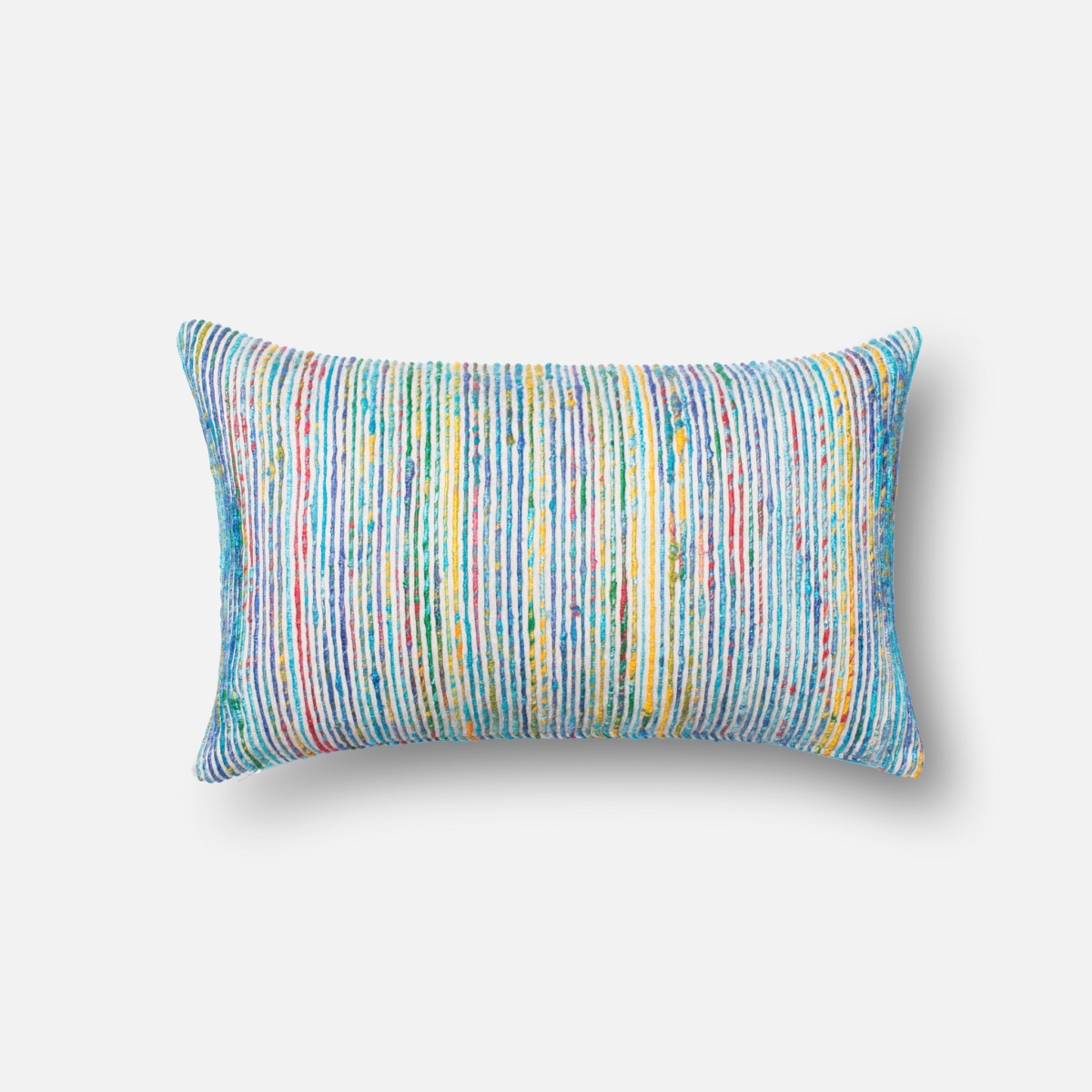 DSETP0242BBMLPIL5 13 x 21 in. Decorative Down Filled Pillow with Cover, Blue & Multicolor