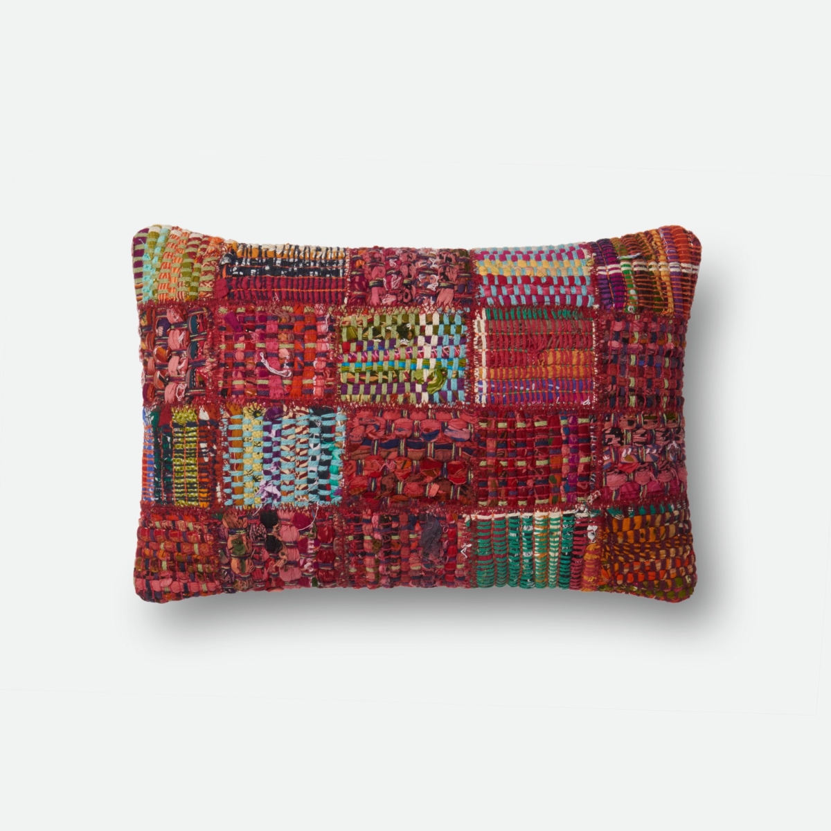 P095P0535REMLPIL5 13 x 21 in. Decorative Pillow Cover, Red & Multicolor