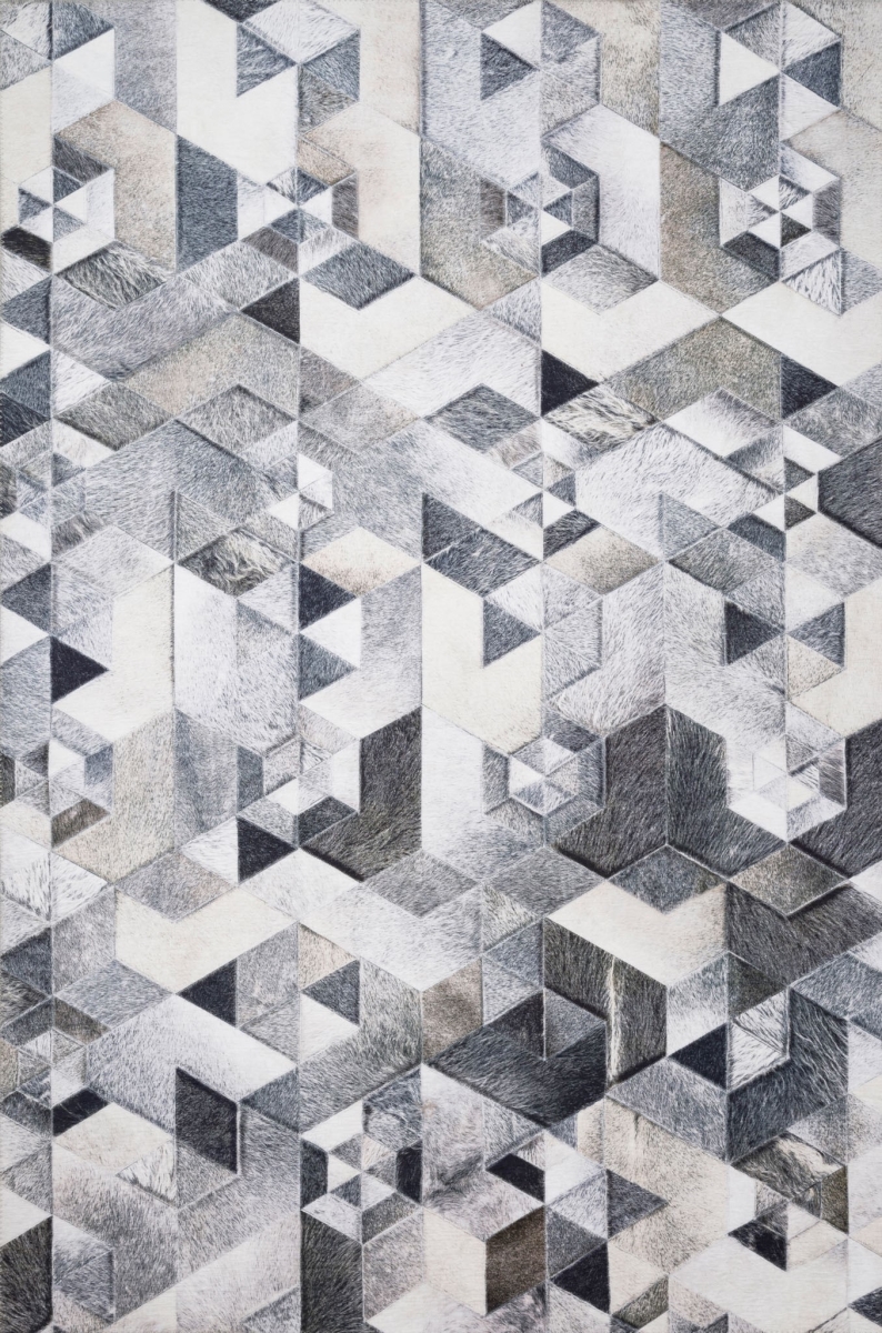 2 ft. 3 in. x 3 ft. 9 in. Maddox Area Rug - Grey & Ivory