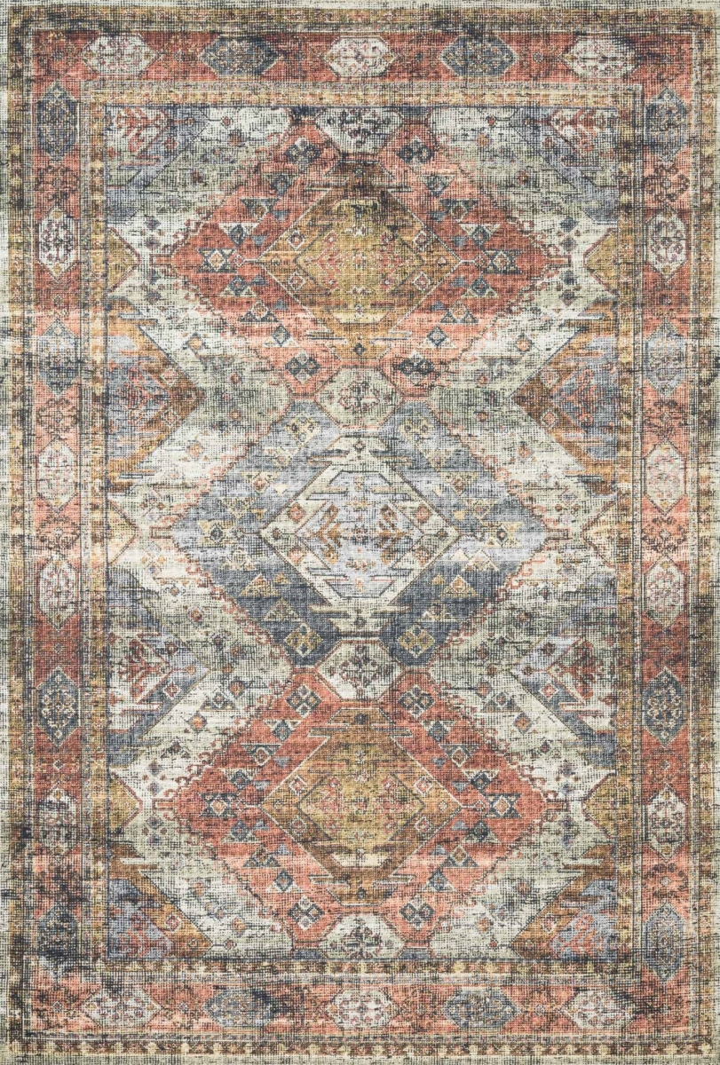 Skye Area Rug - Apricot & Mist - 5 ft. x 7 ft. 6 in. - Durable Polyester