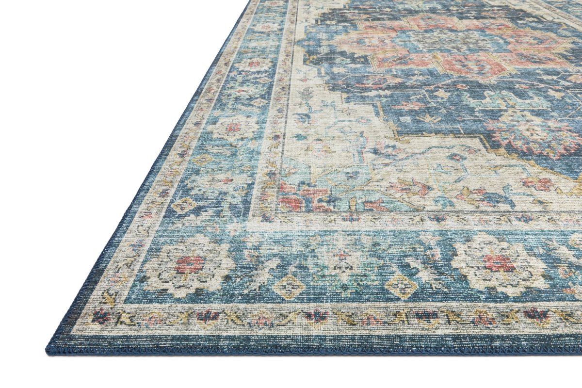 SKYESKY-12OCML160S Skye Polyester Rug, Ocean & Multi Color - 18 in. x 18 in.