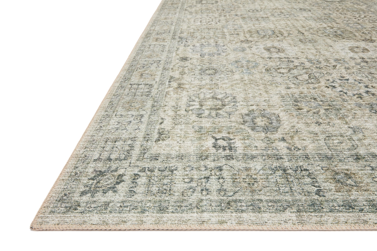 SKYESKY-14NASG160S Skye Polyester Rug, Natural & Sage - 18 in. x 18 in.