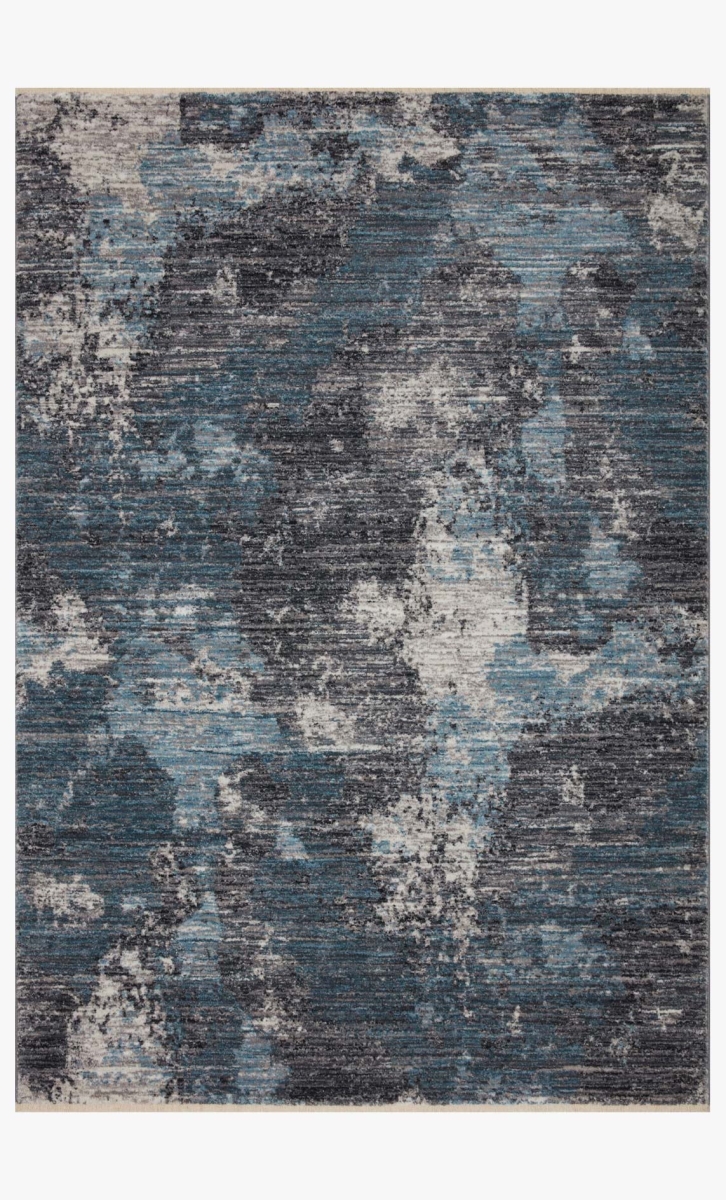 SAMRSAM-05DVSC96D1 9 ft. 6 in. x 13 ft. 1 in. Samra Dove & Sky Transitional Power Loomed Rug