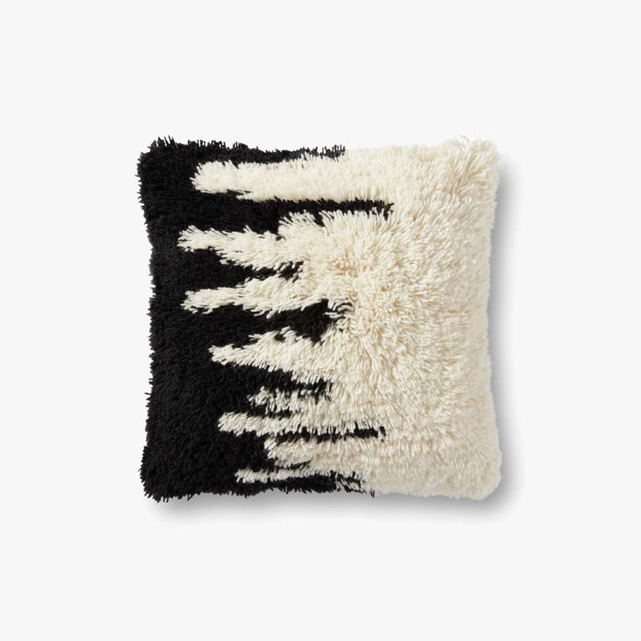 Picture of Loloi Rugs P229P0944WHBLPIL1 18 x 18 in. White & Black Pillow