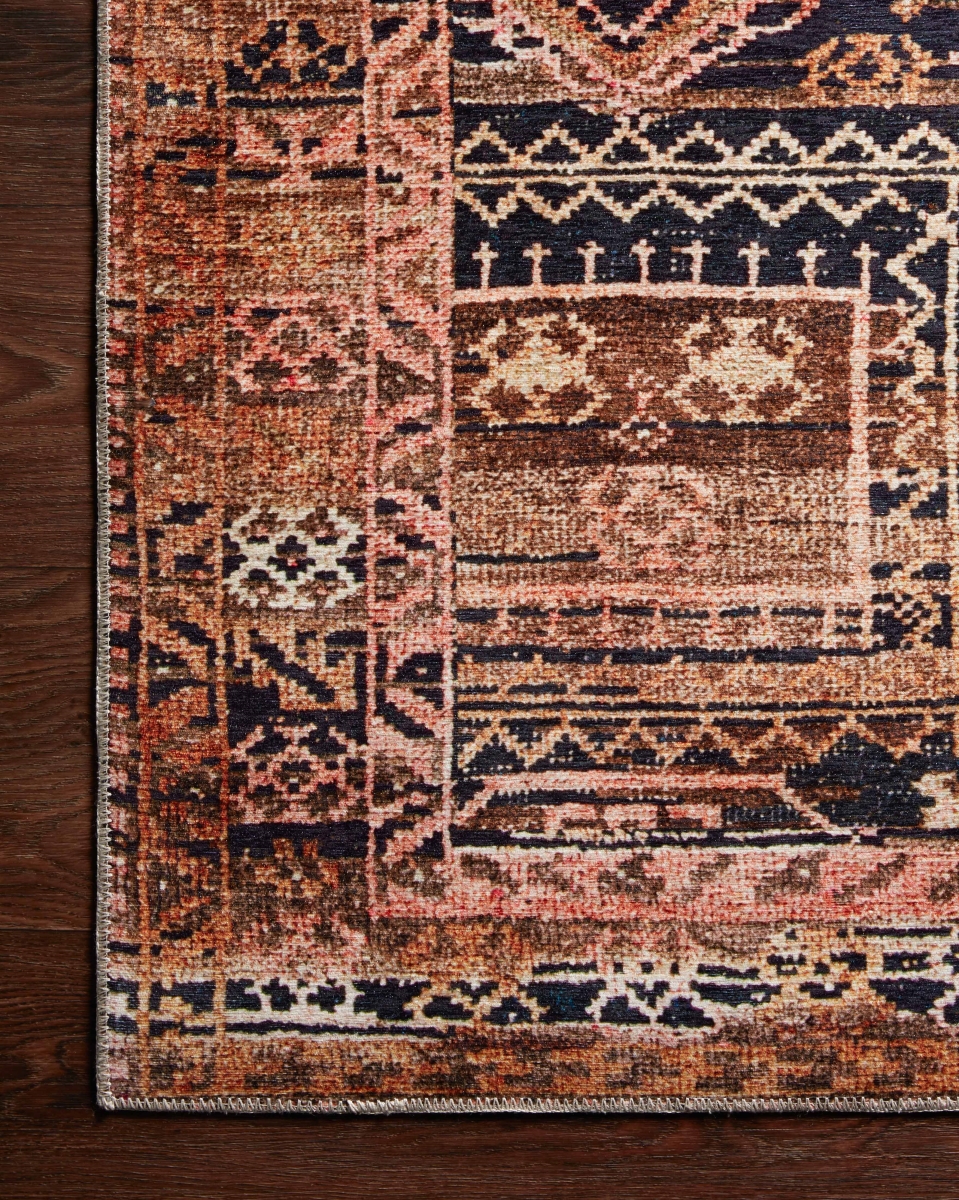 LAYLLAY-14MCBH90C0 9 x 12 ft. Layla Area Rug, Mocha & Blush