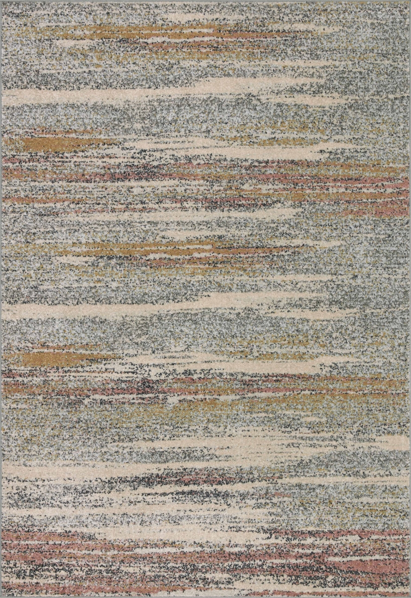 BOWEBOW-04PPML160S 18 x 18 in. Sample Bowery Area Rug, Pebble & Multi Color