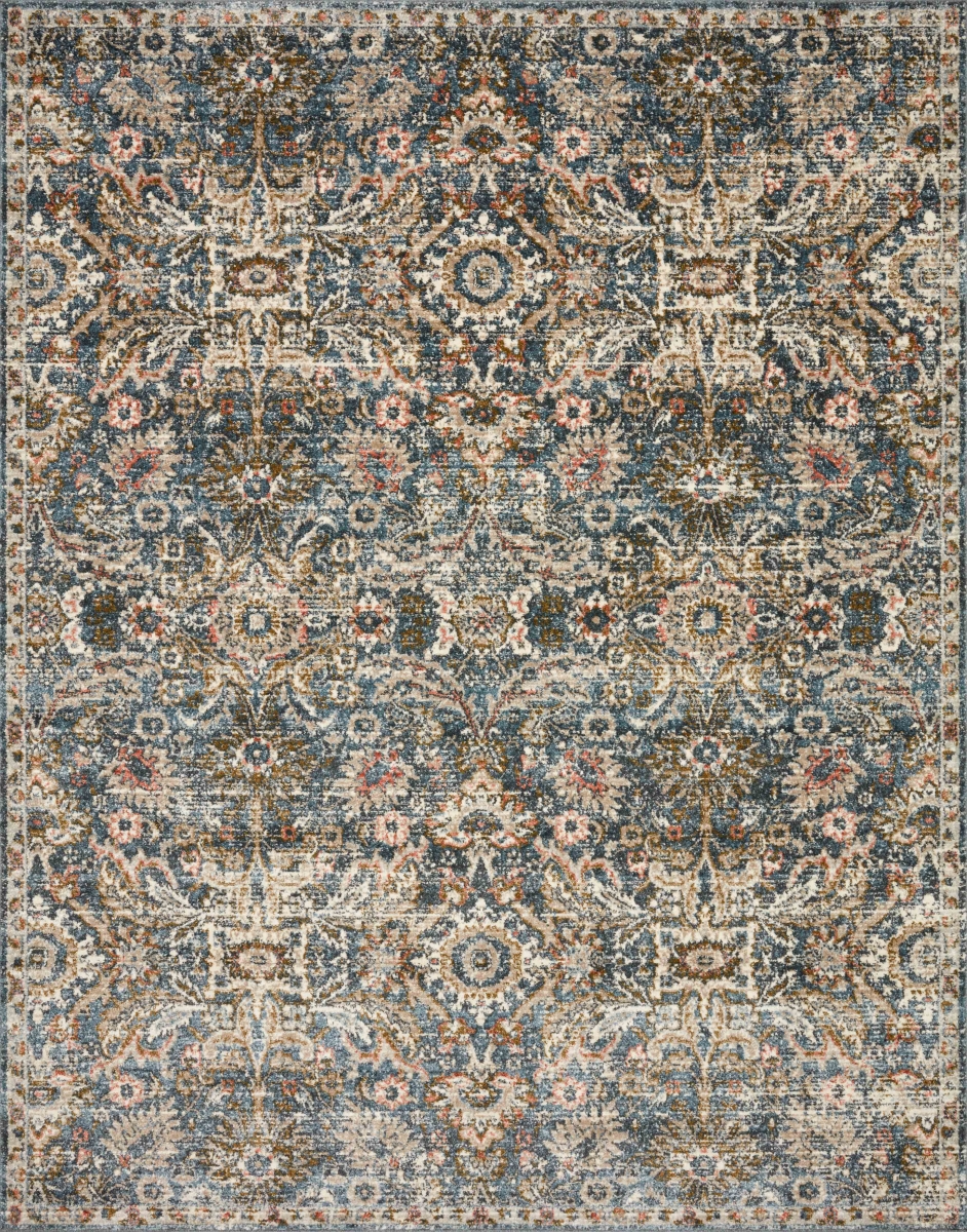 SABASAB-04BBSA160S 18 x 18 in. Sample Saban Area Rug, Blue & Sand