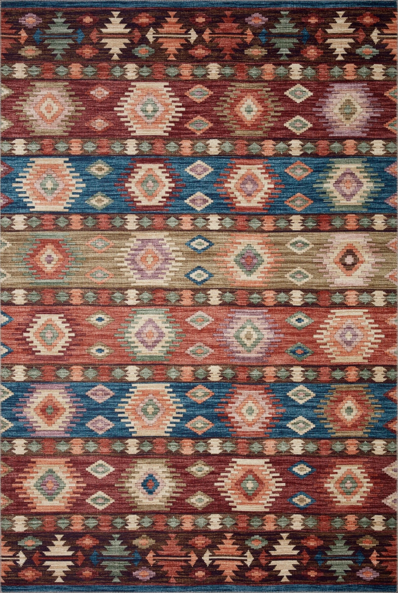 7 ft.-6 in. x 9 ft.-6 in. Zion Rectangle Area Rug, Fiesta & Multi Color