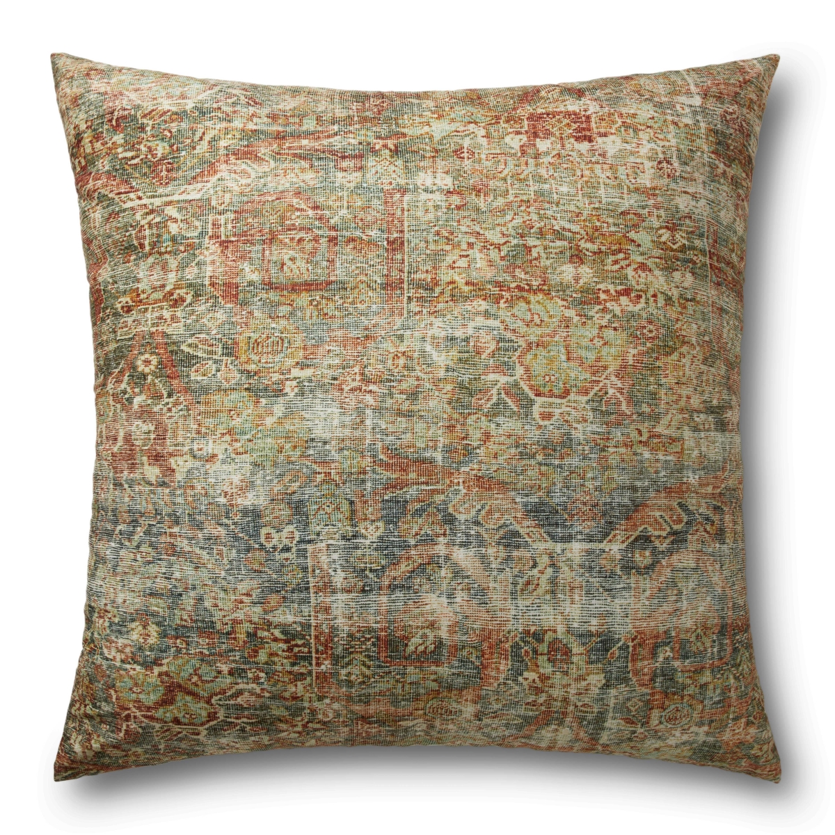 FL01FP0005SQMLFL36 36 x 36 x 6 in. Floor Pillow, Spice & Multi Color