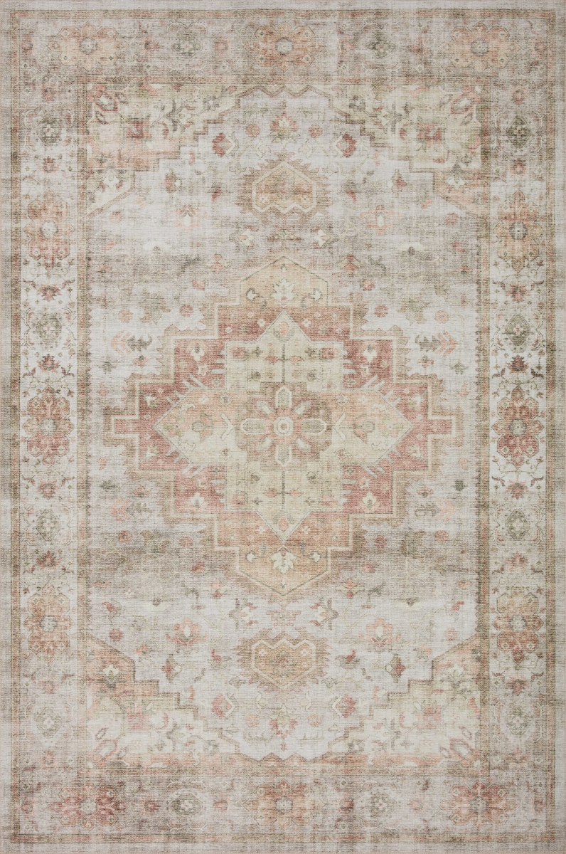 HEIDHEI-02SGML2050 2 x 5 ft. Traditional Heidi Collection Area Rug, Sage & Multicolor