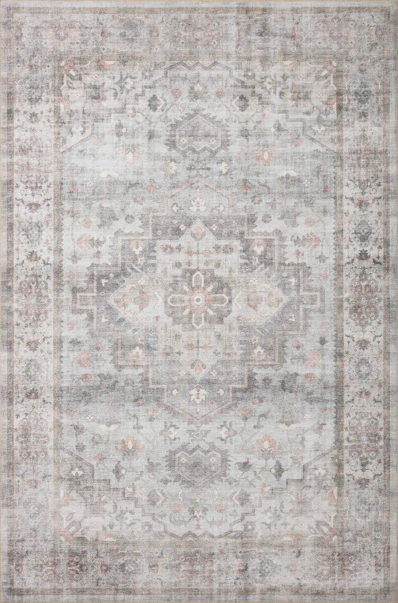 HEIDHEI-02DVBH600R 6 x 6 ft. Heidi Round Rug, Dove & Blush