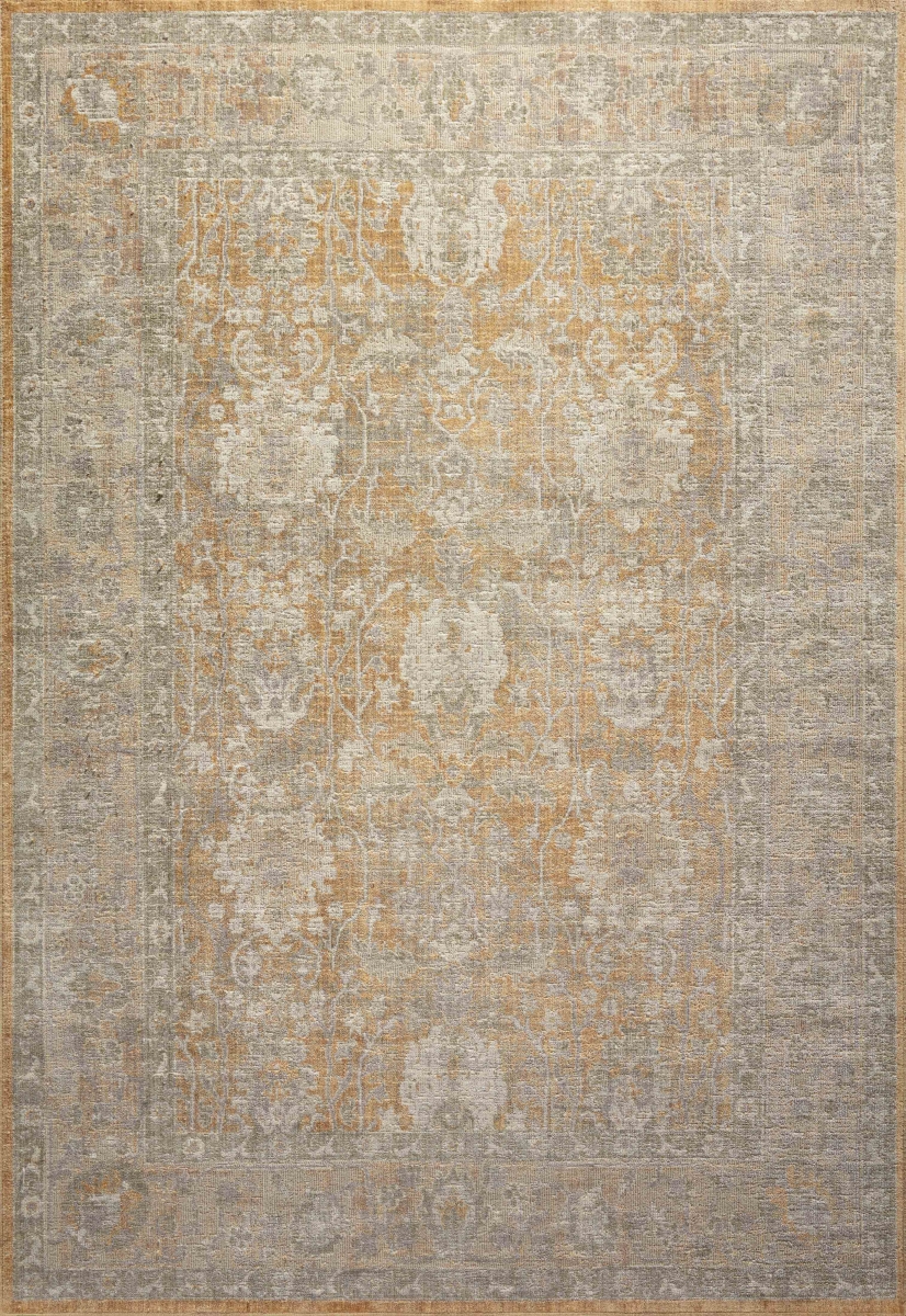 Chris Loves Julia x Loloi Rosemarie Oriental Gold/Sand Area Rug -  ROSMROE-01GOSA160S