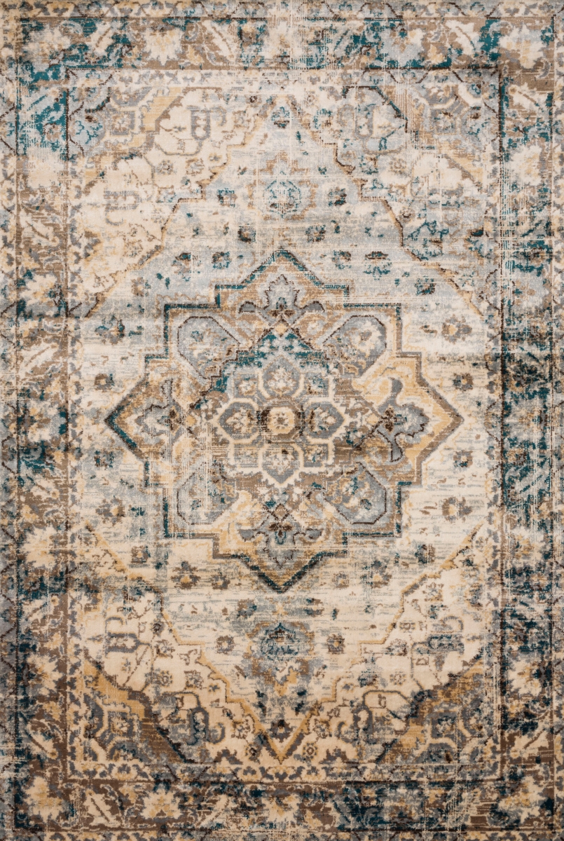 ISADISA-02OTBS5073 5 ft. x 7 ft.-3 in. Isadora Power Loomed Transitional Rectangle Rug, Oatmeal & Bark