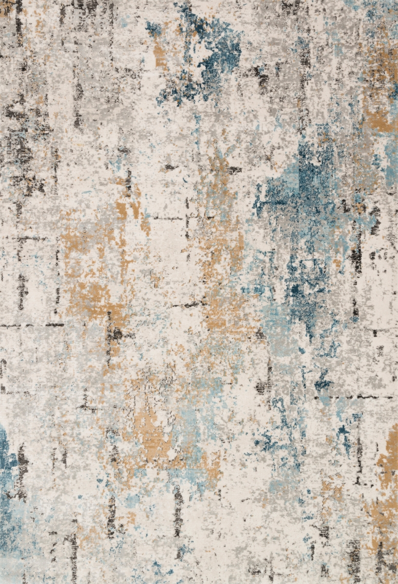 ALCHALC-01SNSL28D0 2 ft.-8 in. x 13 ft. Alchemy Power Loomed Rectangle Rug, Stone & Slate