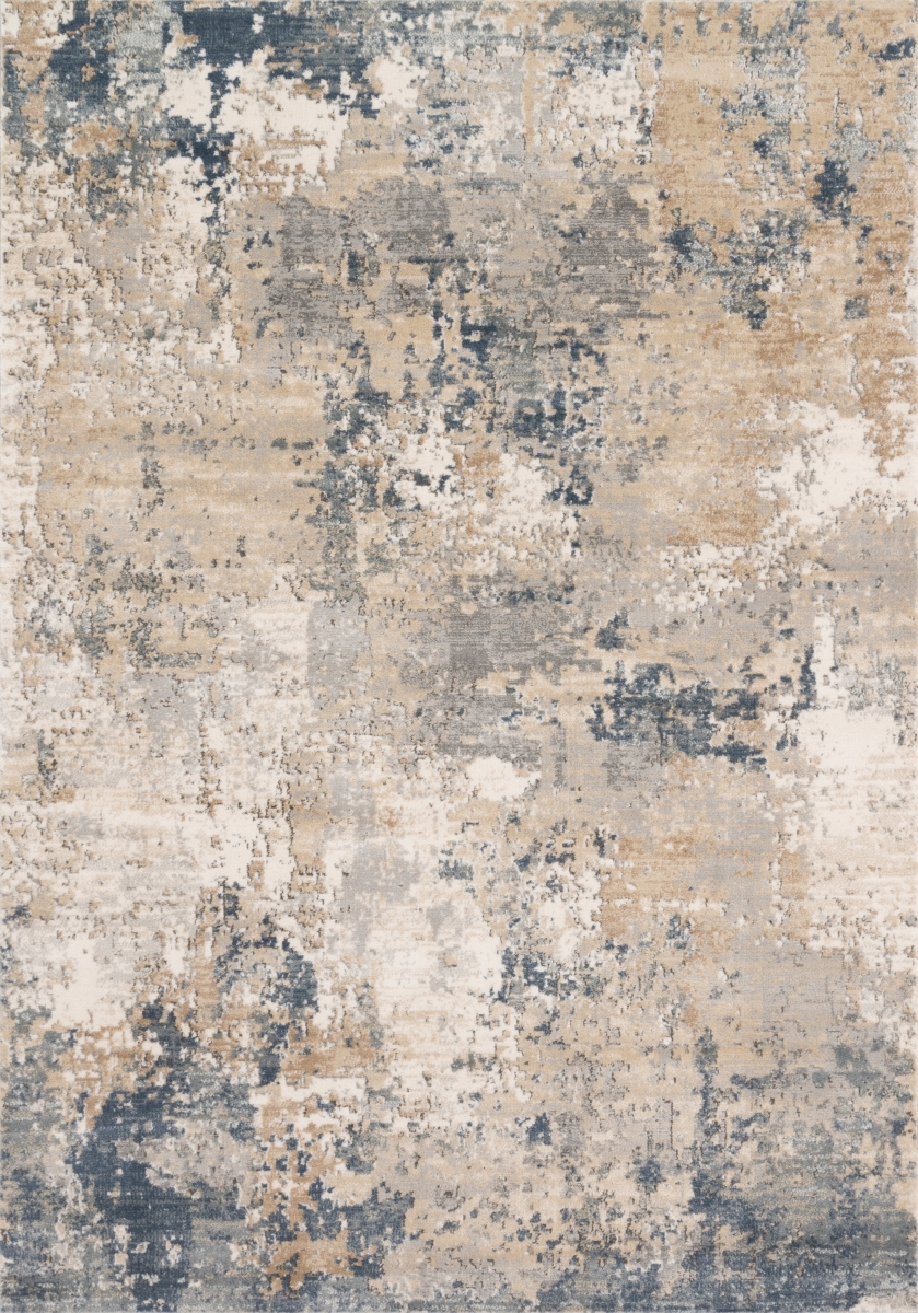 TEAGTEA-06SAMI2876 2 ft.-8 in. x 7 ft.-6 in. Teagan Power Loomed Rectangle Rug, Sand & Mist