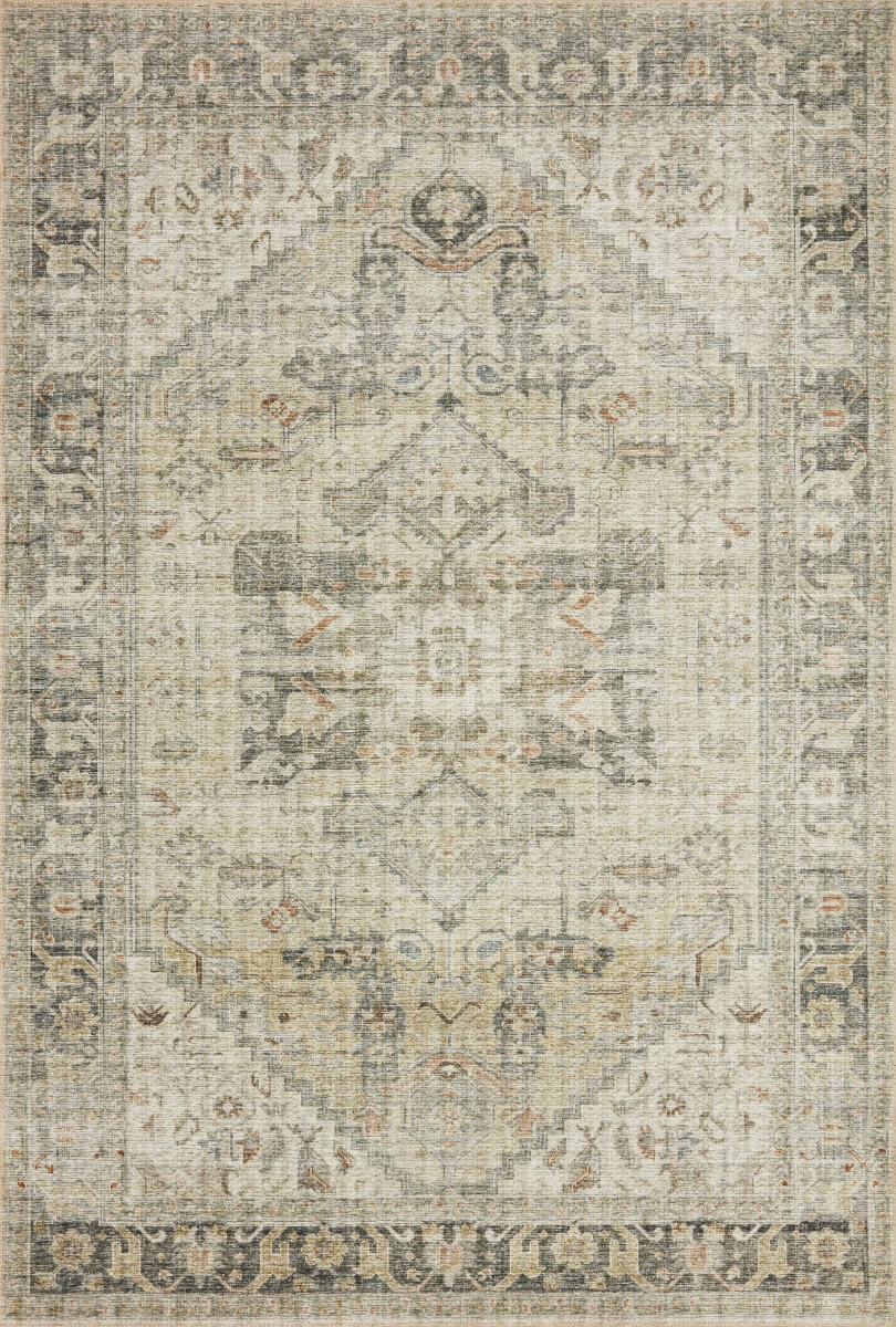 7 ft. x 9 ft Oval. Skye Power Loomed Traditional Rectangle Rug, Natural & Sand