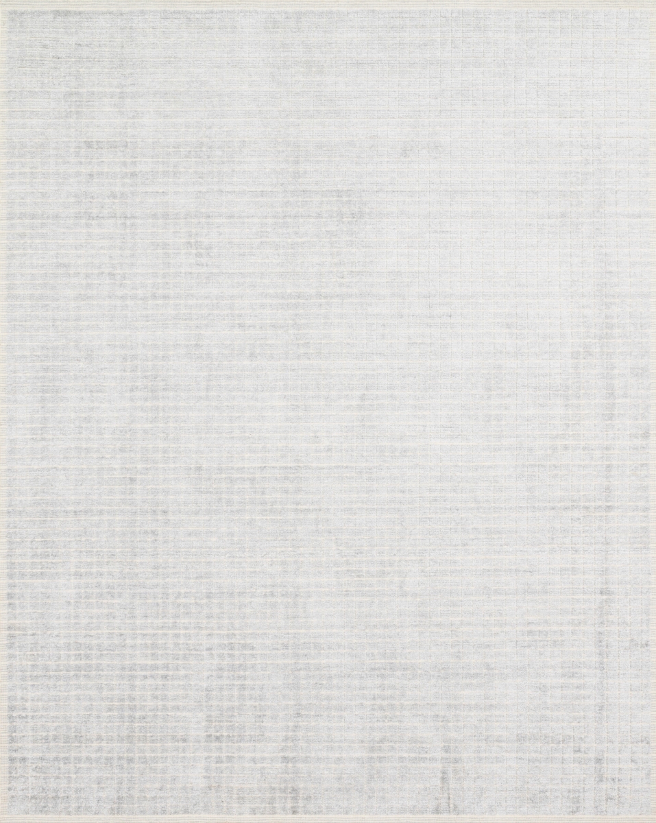 Loloi BEVEBEV-01SISC4060 4 x 6 ft. Beverly Rectangle Hand Loomed Area Rug, Silver & Sky
