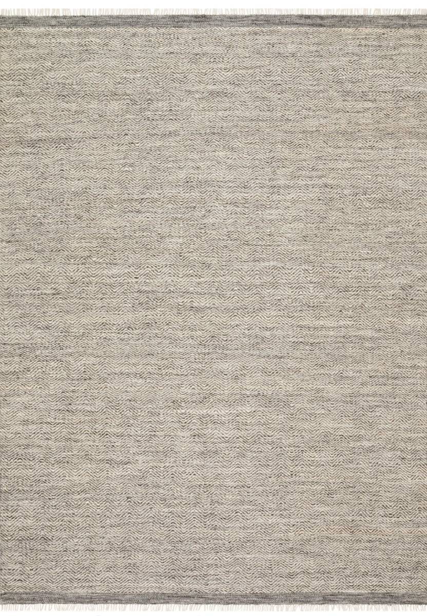 Loloi OMENOME-01GY003656 3 ft. 6 in. x 5 ft. 6 in. Omen Rectangular Area Throw Rug, Gray