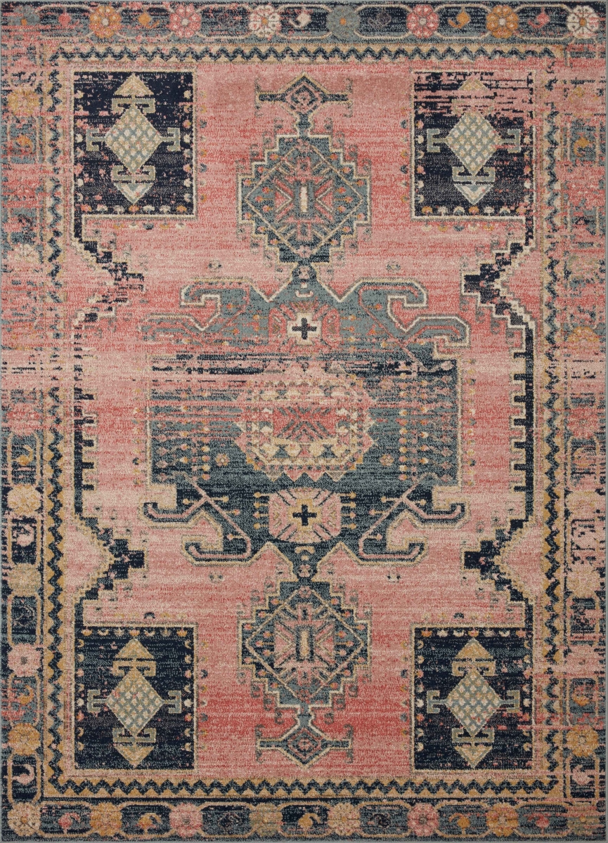 4 x 6 ft. Jocelyn Power Loomed Transitional Rectangle Rug - Rose & Rose