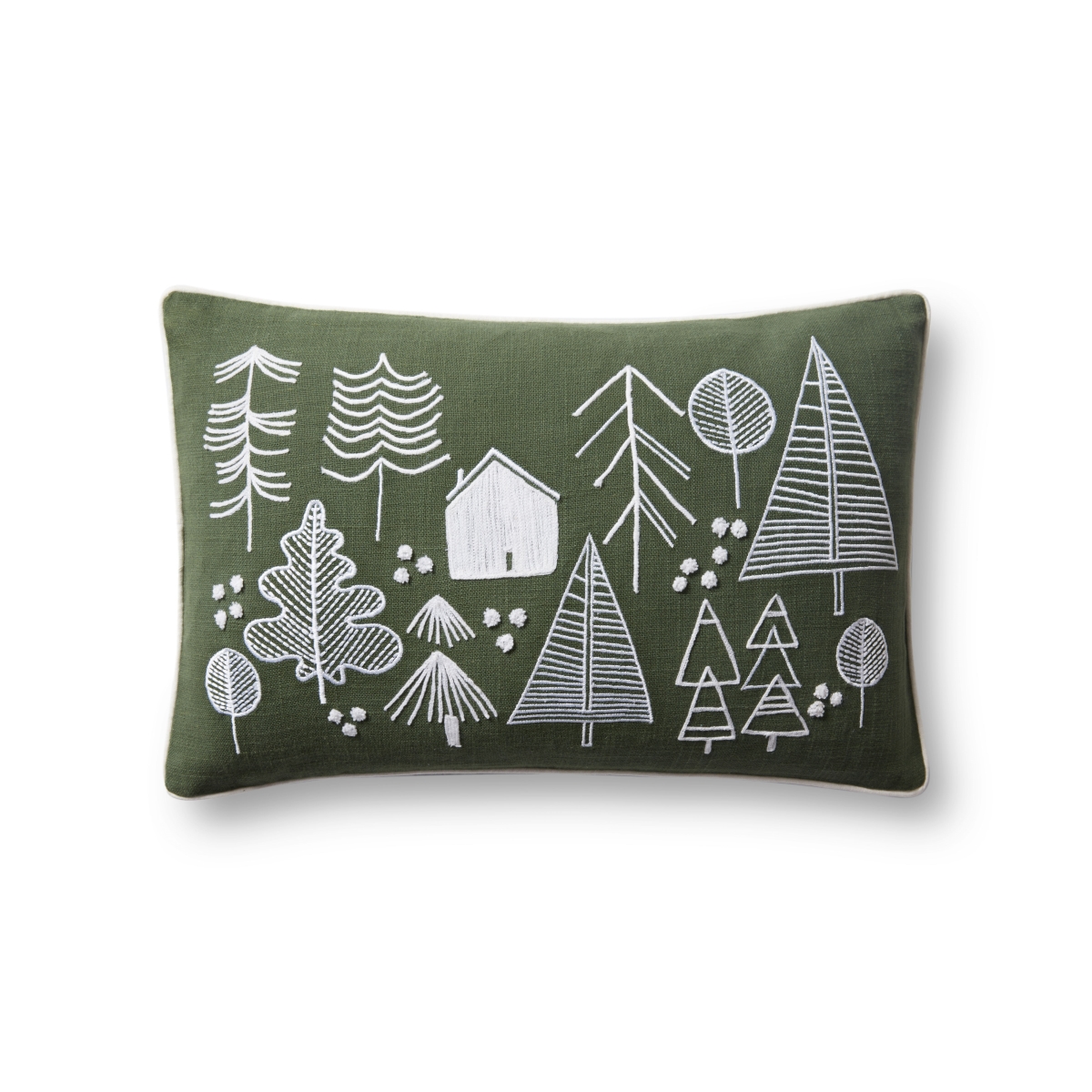 13 x 21 in. Justina Blakeney Pillow Cover with Poly, Forest