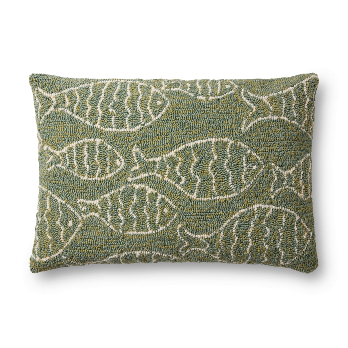DSETP0908GR00PI15 Transitional Knife Edge Pillow, Green - 16 x 26 in.