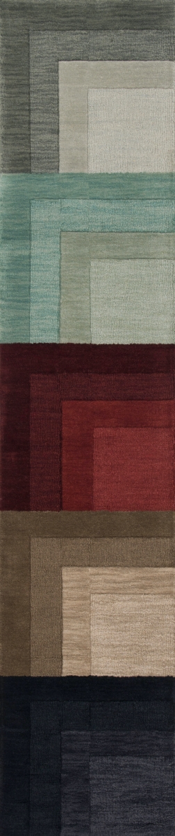 HAMIHM-01CB031050 1 ft. x 5 ft. Hamilton Transitional Hand Loomed Rug, Color Blanket 3