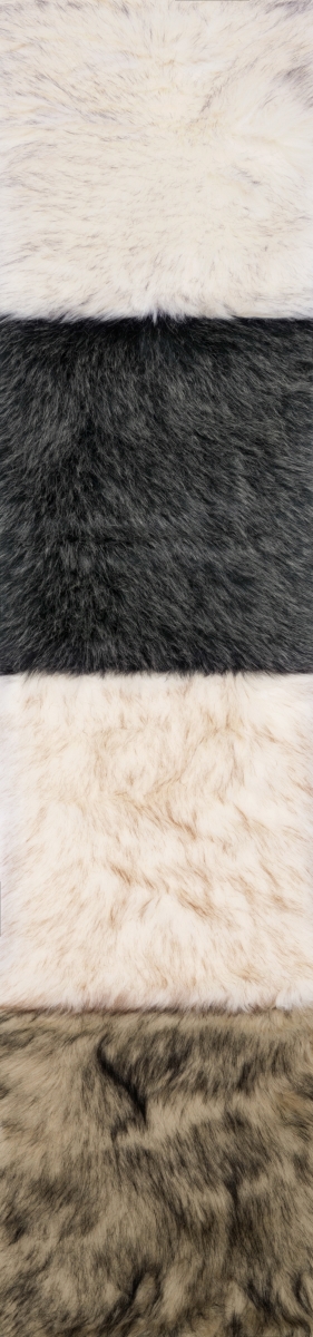 Loloi FINLFN-01CB021050 1 x 5 ft. Finley Shags Rectangle Area Rug, Color Blanket 2