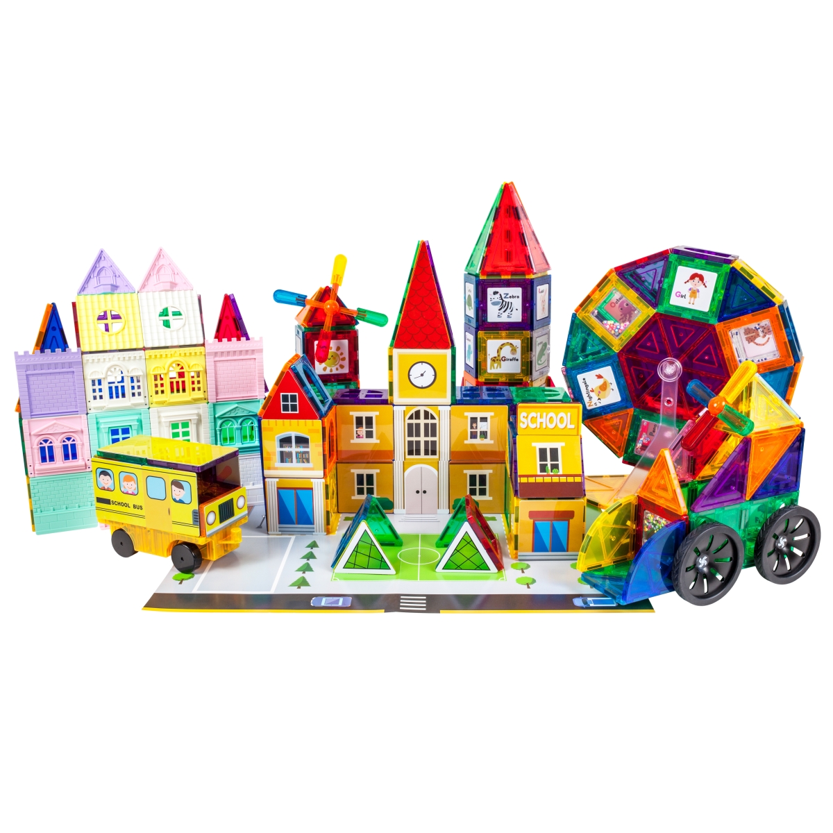 Picture of Picasso Tiles PT300 Master Builder Magnetic Building Blocks Set - 300 Piece