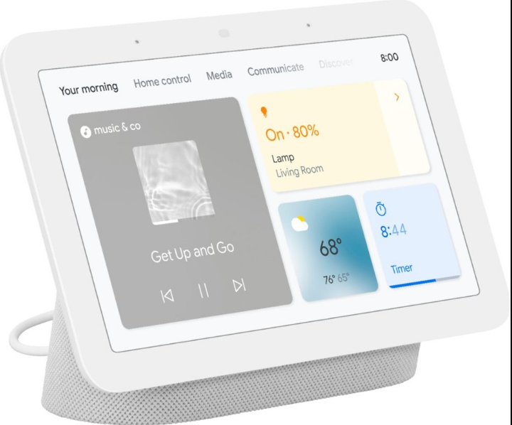 Picture of Google GA01331-US 2nd Generation Hub with Assistant - Chalk