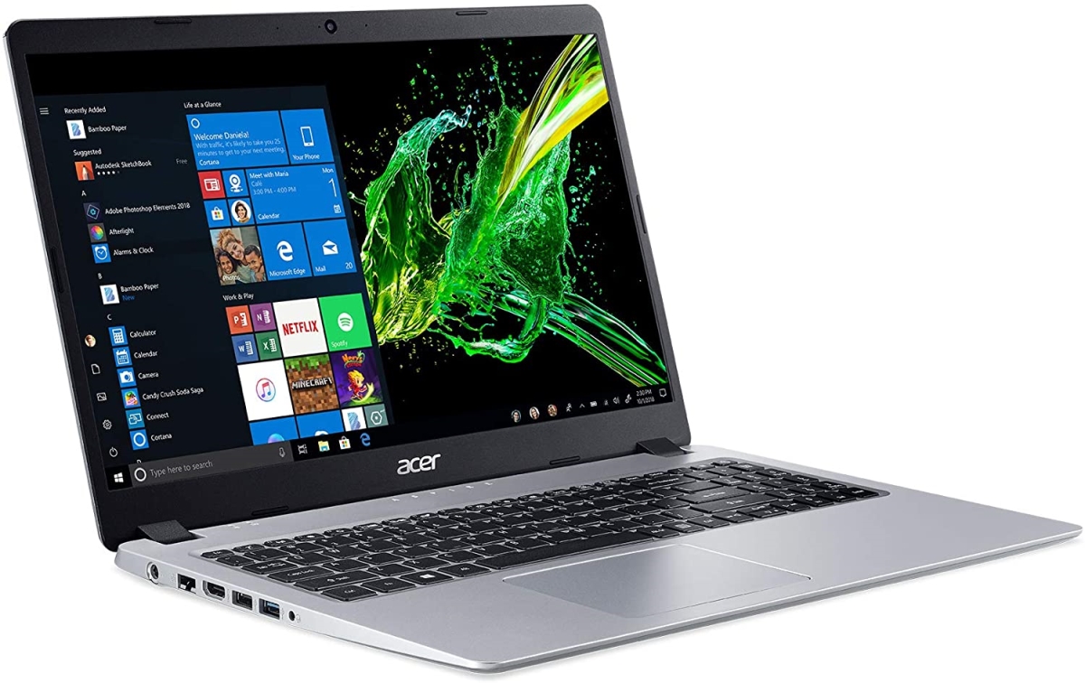 Picture of Acer A515-43-R19L 15.6 in. Aspire 5 Slim Laptop Full HD IPS Display Laptop - Silver