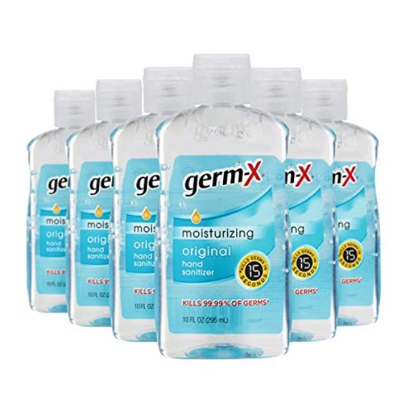 10oz 10 oz Flip-Cap Bottle Original Hand Sanitizer - Pack of 6 -  Germ-X