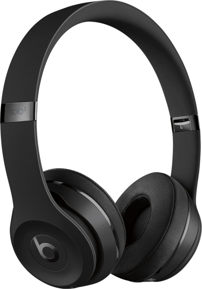 Picture of Beats MX432LL-A Dr. Dre Beats Solo3 Wireless On-Ear Headphones&#44; Matte Black & Icon