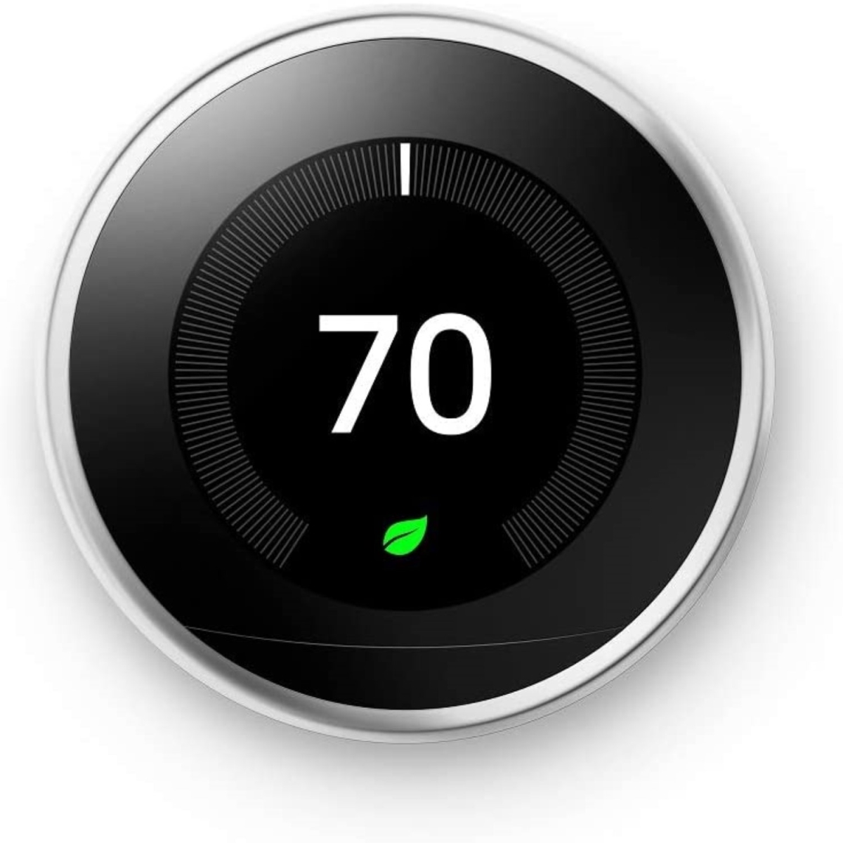 Picture of Google T3019US 3rd Generation Polished Steel Nest Learning Thermostat