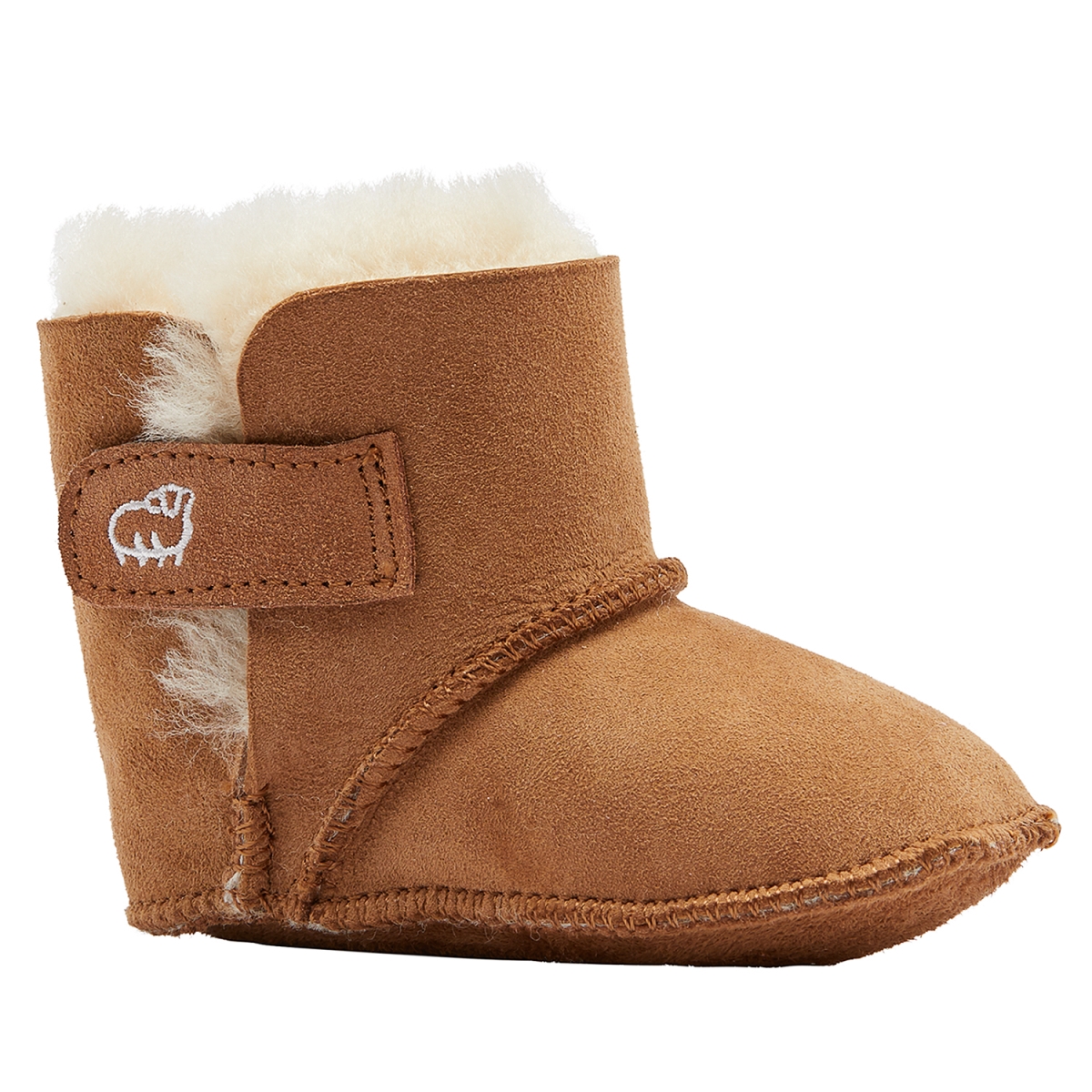 Picture of Lamo Sheepskin CK1852-CNT-S Baby Bootie - Chestnut&#44; Small