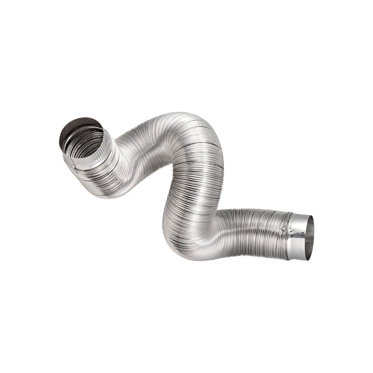 Lambro Industries 3070F 7 in. x 8 ft. Aluminum Flexible Triple Lock Semi Rigid Duct with Quick Connect Collars -  Lambro Industries Inc