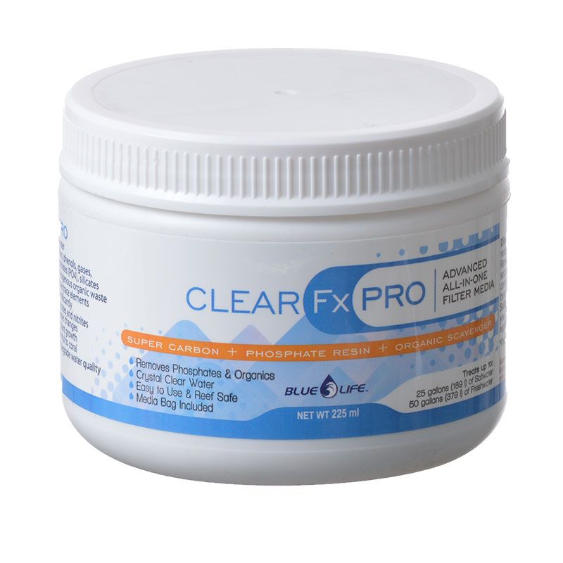 Picture of Blue Life 362 225 ml Clear FX Pro Filter Media, Blue