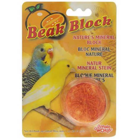 Picture of Living World 82186 Beak Block Natures Minerals, Orange