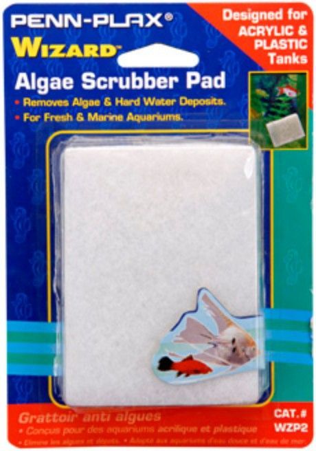 Picture of Penn Plax PP03436 Wizard Algae Scrubber Pad for Acrylic or Glass Aquariums
