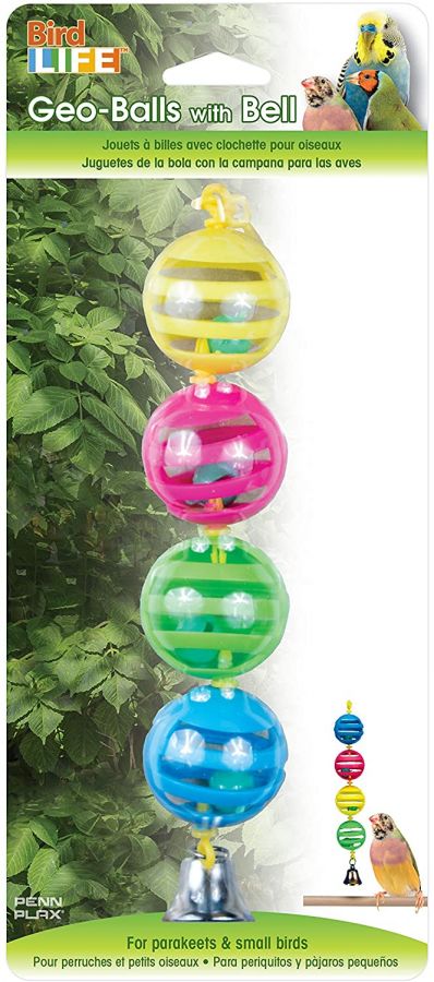 Picture of Penn Plax PP08279 Geo Balls with Bell